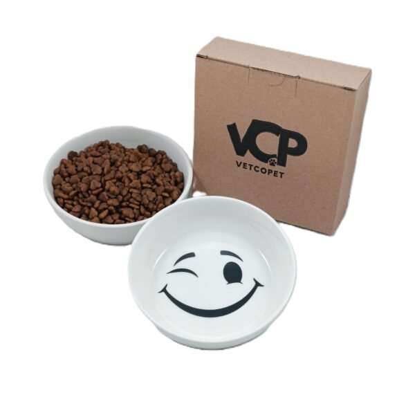 Raccoon Eco004 Smile 250 Ml Kedi - Köpek Seramik Mama ve Su Kabı