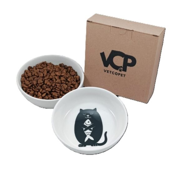 Raccoon Eco007 CatFish 250 Ml Kedi - Köpek Seramik Mama ve Su Kabı