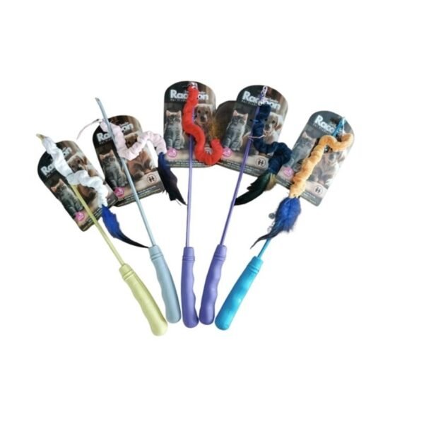 Raccoon ÇekÇek Peluş Kedi Oltası